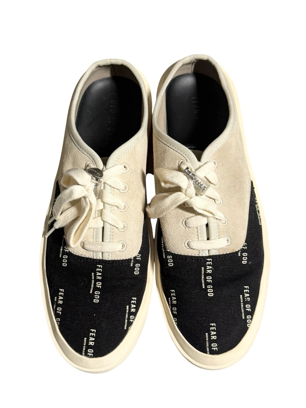 Gently Used Fear of God Sixth Collection Low-Top Sneakers Mule